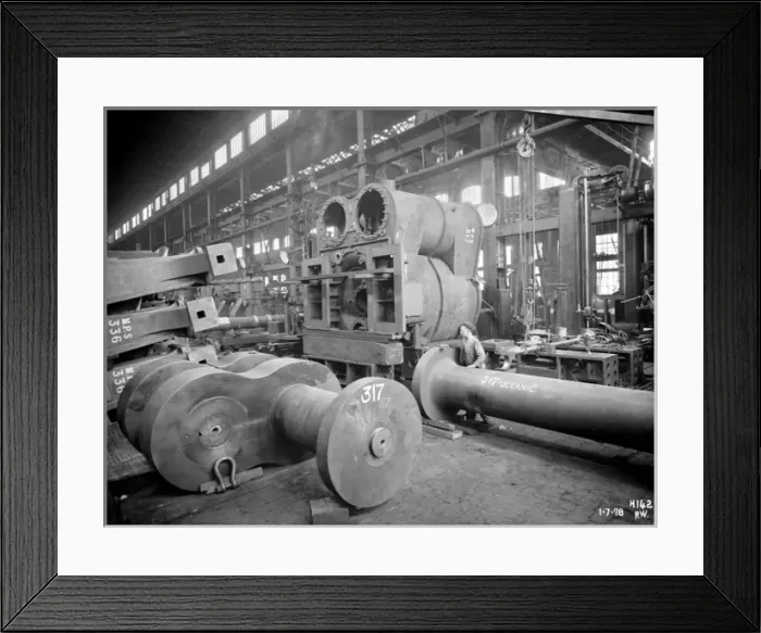 Framed Print : Harland & Wolff Collection - National Museums NI Framed Print : Harland & Wolff Collection - National Museums NI