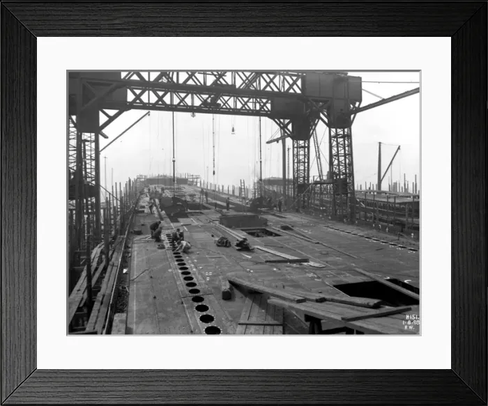 Framed Print : Harland & Wolff Collection - National Museums NI Framed Print : Harland & Wolff Collection - National Museums NI