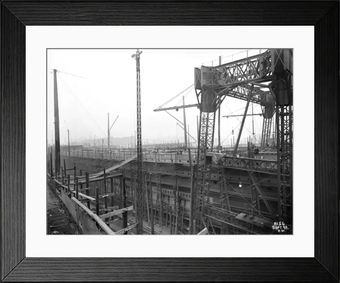 Framed Print : Harland & Wolff Collection - National Museums NI Framed Print : Harland & Wolff Collection - National Museums NI