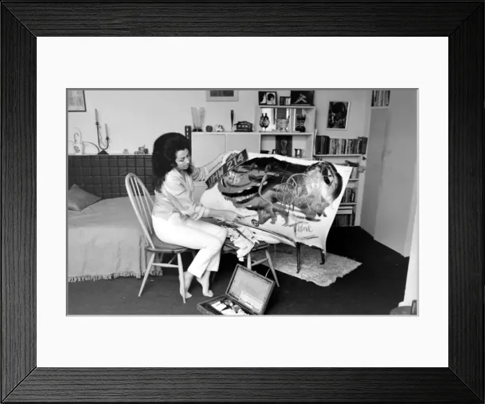 Framed Print : Trixie Kent, blow-up car artist and explosives expert Framed Print : Trixie Kent, blow-up car artist and explosives expert