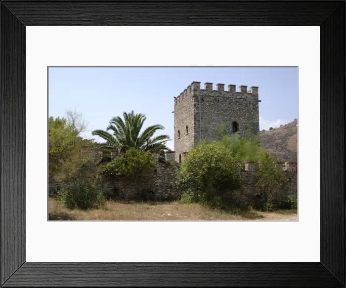Framed Print : REPUBLIC OF ALBANIA. Butrint. Venetian castle dating from th Framed Print : REPUBLIC OF ALBANIA. Butrint. Venetian castle dating from th