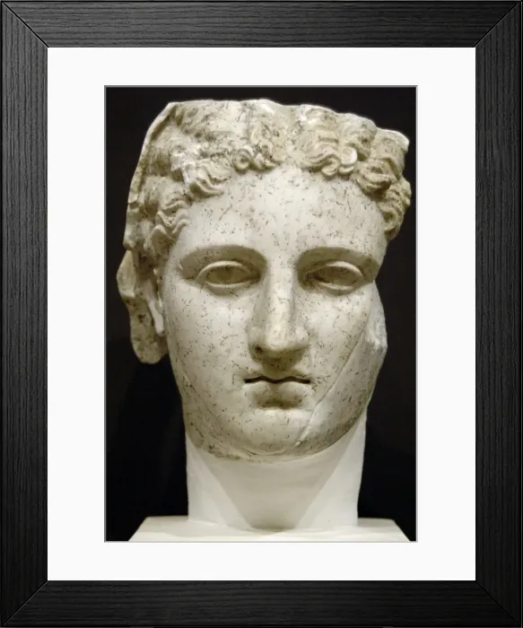 Framed Print : GREEK ART. REPUBLIC OF ALBANIA. Bust of woman. Herculaneum ty Framed Print : GREEK ART. REPUBLIC OF ALBANIA. Bust of woman. Herculaneum ty