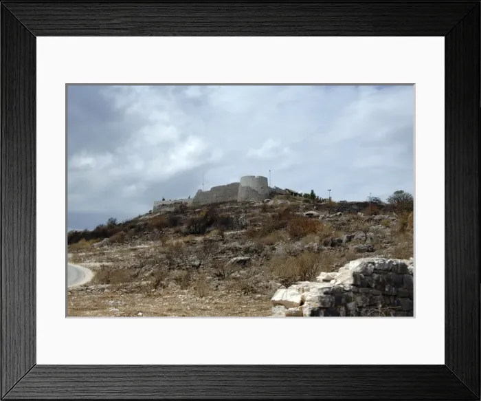 Framed Print : Republic of Albania. Saranda. Lekuresi Castle Framed Print : Republic of Albania. Saranda. Lekuresi Castle