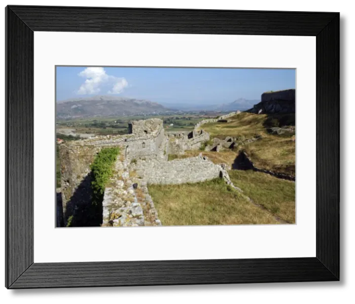 Framed Print : REPUBLIC OF ALBANIA. Shkodra (Scutari). Rozafa Castle Framed Print : REPUBLIC OF ALBANIA. Shkodra (Scutari). Rozafa Castle