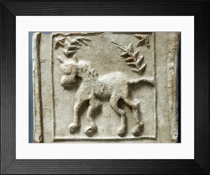 Framed Print : Figure of a horse. Terracotta Framed Print : Figure of a horse. Terracotta