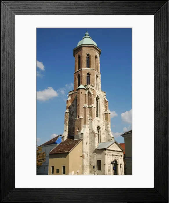 Framed Print : Church restored after the damage sustained during World War Framed Print : Church restored after the damage sustained during World War