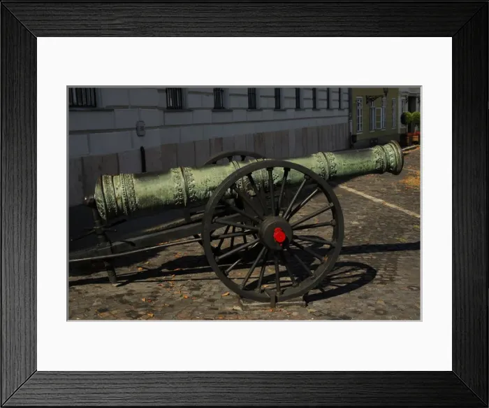 Framed Print : Cannon. Budapest. Hungary Framed Print : Cannon. Budapest. Hungary