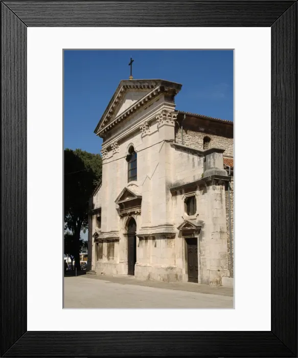 Framed Print : Pula. Cathedral of the Assumption of the Virgin Mary Framed Print : Pula. Cathedral of the Assumption of the Virgin Mary