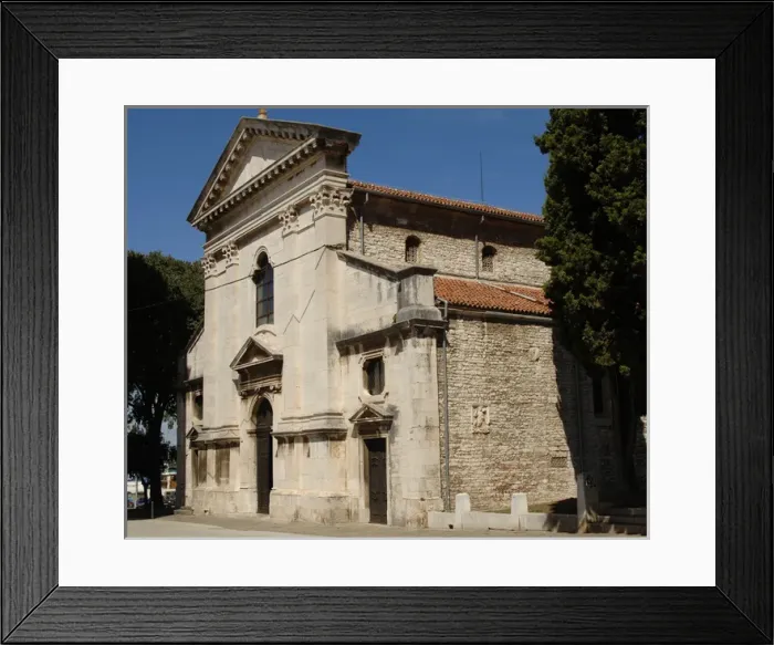 Framed Print : Pula. Cathedral of the Assumption of the Virgin Mary Framed Print : Pula. Cathedral of the Assumption of the Virgin Mary