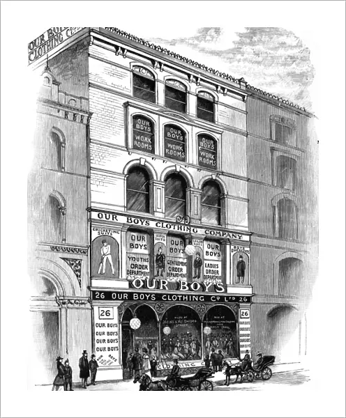 View of Premises, Our Boys Clothing Company, Holborn