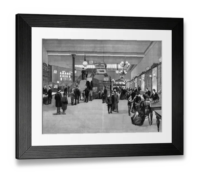 Framed Print : View of ground floor, Our Boys Clothing Company, Holborn Framed Print : View of ground floor, Our Boys Clothing Company, Holborn