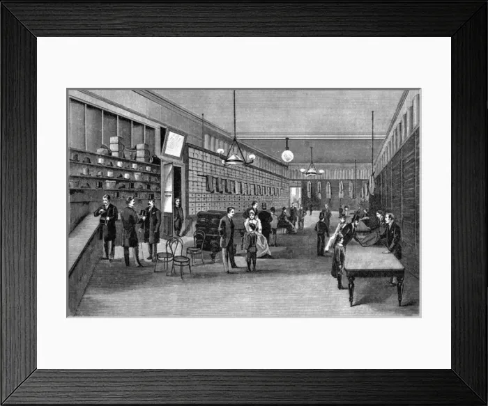 Framed Print : View of first floor, Our Boys Clothing Company, Holborn Framed Print : View of first floor, Our Boys Clothing Company, Holborn
