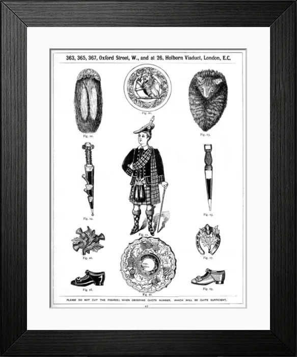 Framed Print : Our Boys Clothing Company, Scottish clothing Framed Print : Our Boys Clothing Company, Scottish clothing