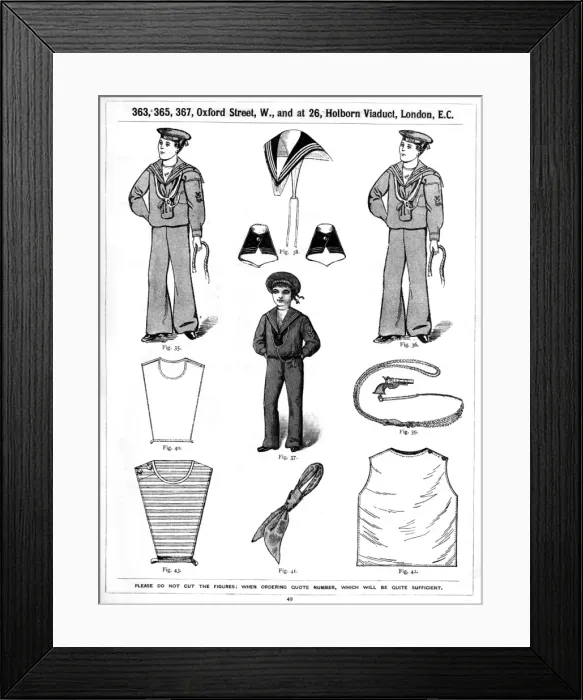 Framed Print : Our Boys Clothing Company, sailor clothing Framed Print : Our Boys Clothing Company, sailor clothing