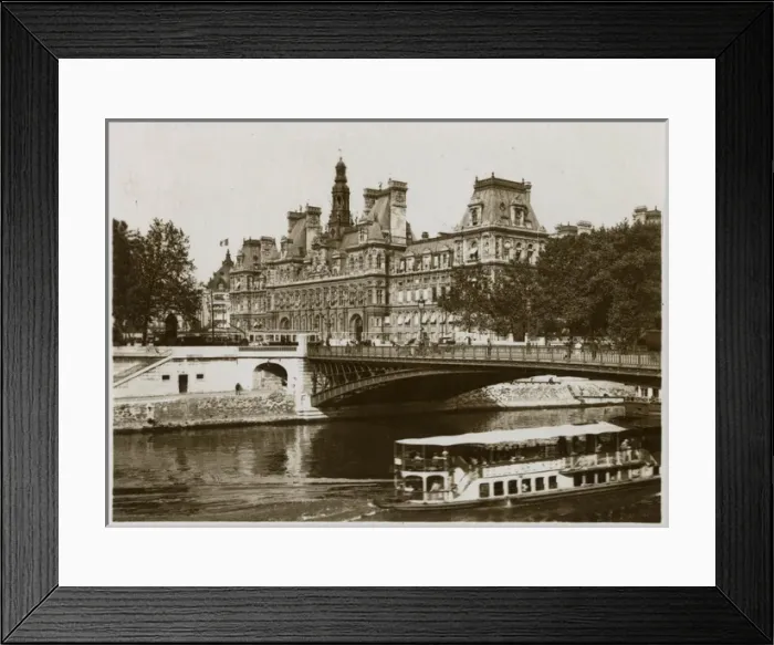 Framed Print : Hotel de Ville (Town Hall), Paris, France Framed Print : Hotel de Ville (Town Hall), Paris, France