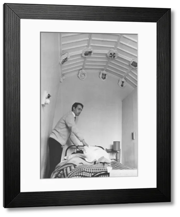 Framed Print : Student at Trinity College, Cambridge University