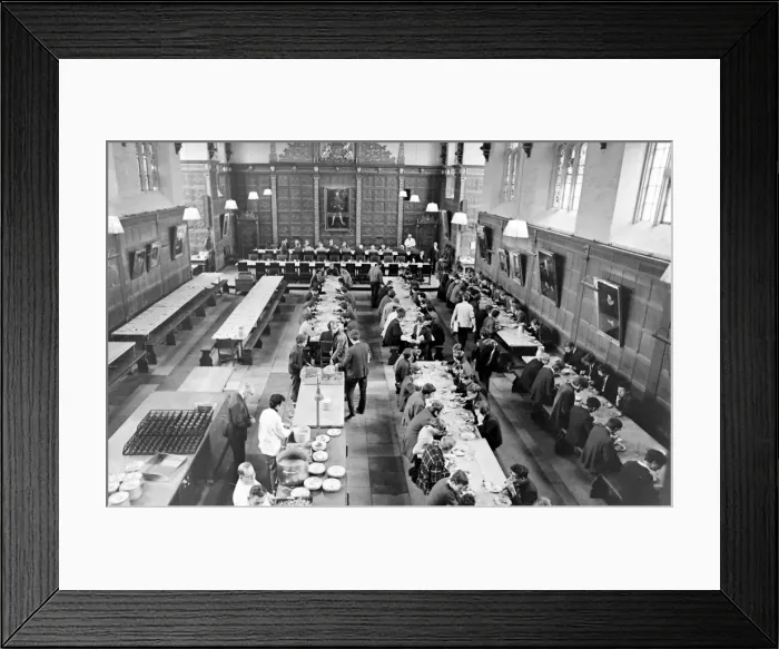 Framed Print : Refectory at Trinity College, Cambridge University Framed Print : Refectory at Trinity College, Cambridge University