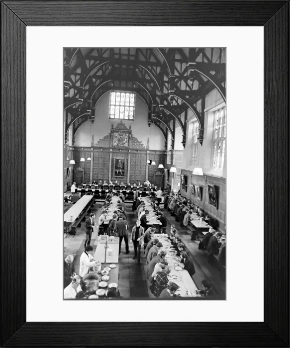 Framed Print : Refectory at Trinity College, Cambridge University Framed Print : Refectory at Trinity College, Cambridge University
