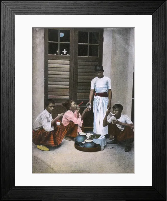 Framed Print : Myanmar - A Street Restaurant Framed Print : Myanmar - A Street Restaurant