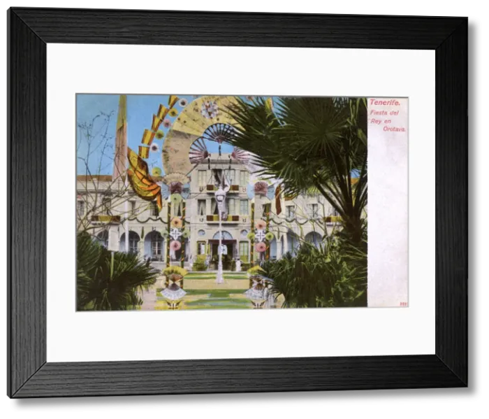 Framed Print : Tenerife, Spain - Fiesta del Rey en Orotava Framed Print : Tenerife, Spain - Fiesta del Rey en Orotava