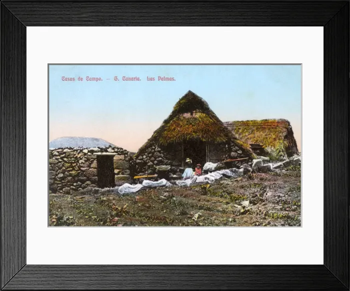 Framed Print : Traditional Country Cottage near Las Palmas, Gran Canaria Framed Print : Traditional Country Cottage near Las Palmas, Gran Canaria