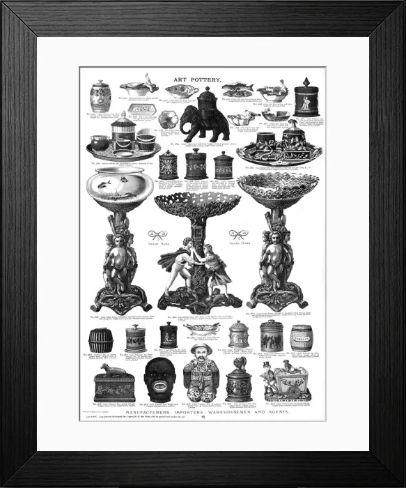 Framed Print : Art pottery, Plate 82 Framed Print : Art pottery, Plate 82
