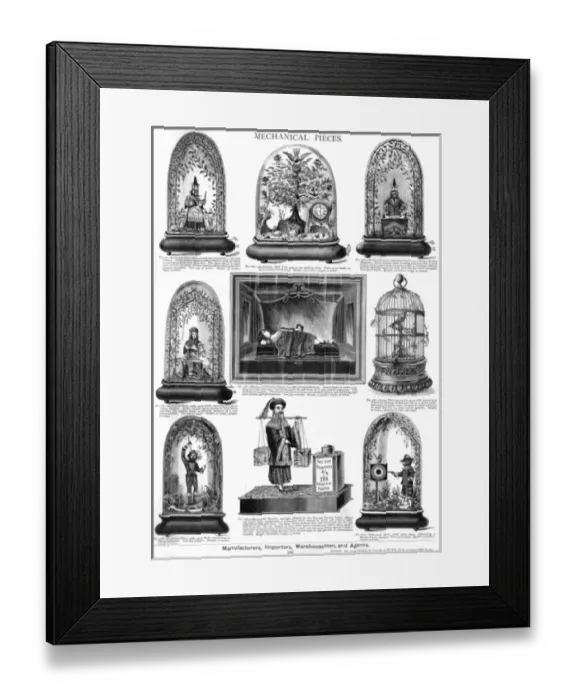Framed Print : Mechanical Pieces, Plate 186 Framed Print : Mechanical Pieces, Plate 186