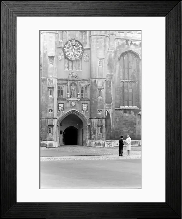 Framed Print : Courtyard, Trinity College, Cambridge University Framed Print : Courtyard, Trinity College, Cambridge University