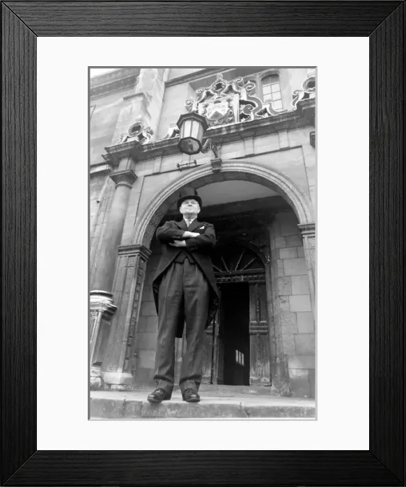 Framed Print : Porter, Trinity College, Cambridge University Framed Print : Porter, Trinity College, Cambridge University