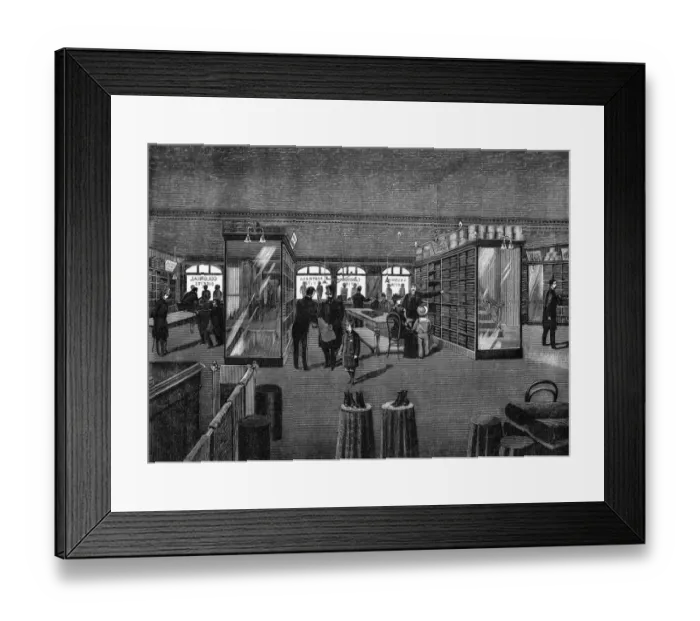 Framed Print : First Floor of Our Boys Clothing Company, Oxford St, London Framed Print : First Floor of Our Boys Clothing Company, Oxford St, London