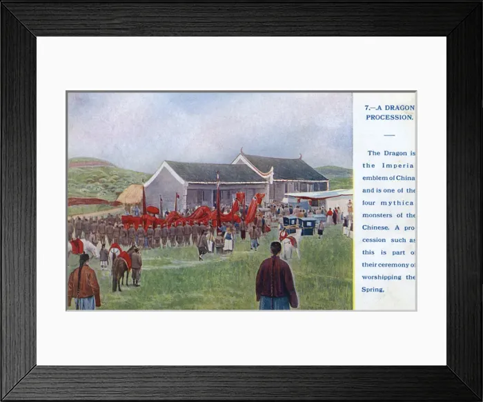 Framed Print : Dragon Dance - Chinese New Year - Spring Frestival Framed Print : Dragon Dance - Chinese New Year - Spring Frestival
