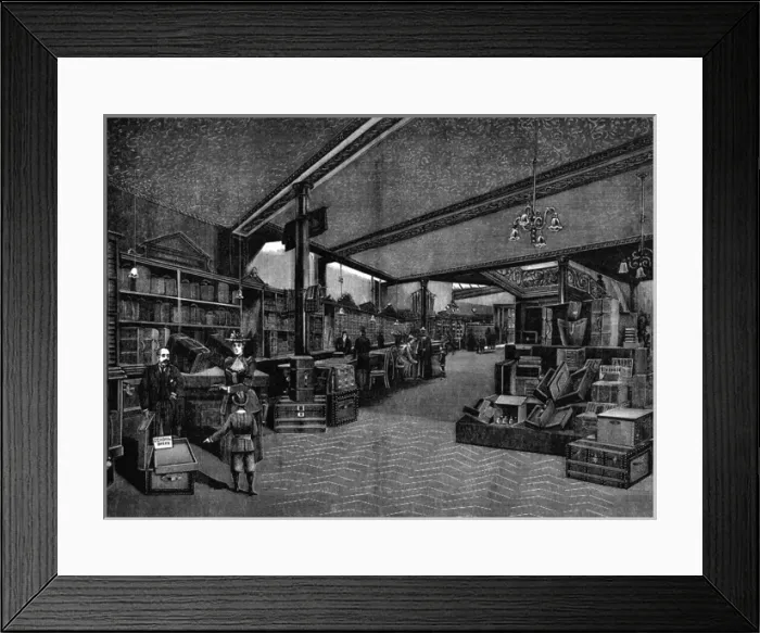 Framed Print : Ground Floor of Our Boys Clothing Company, Oxford St, London Framed Print : Ground Floor of Our Boys Clothing Company, Oxford St, London