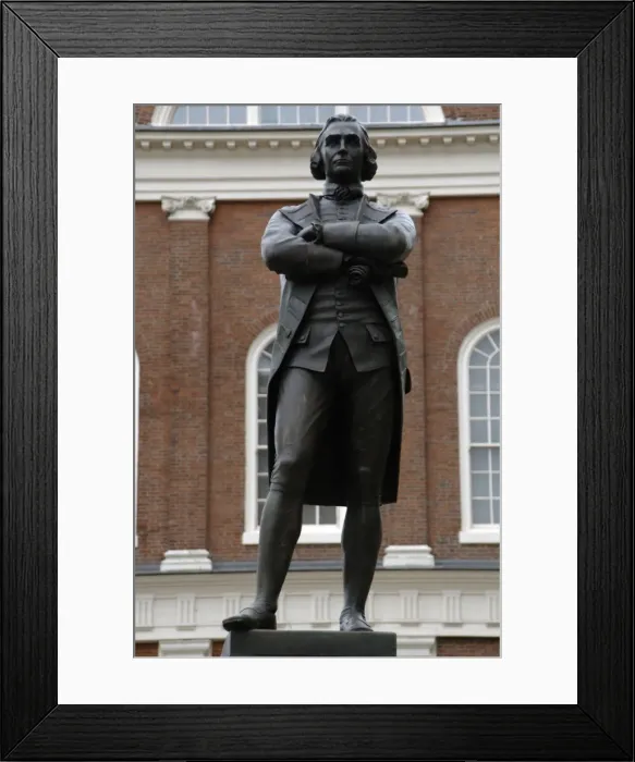 Framed Print : Samuel Adams (1722-1803). One of the Founding Fathers of Framed Print : Samuel Adams (1722-1803). One of the Founding Fathers of