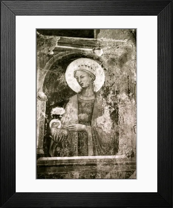 Framed Print : Detail of fresco in Church Lecce, Italy Framed Print : Detail of fresco in Church Lecce, Italy
