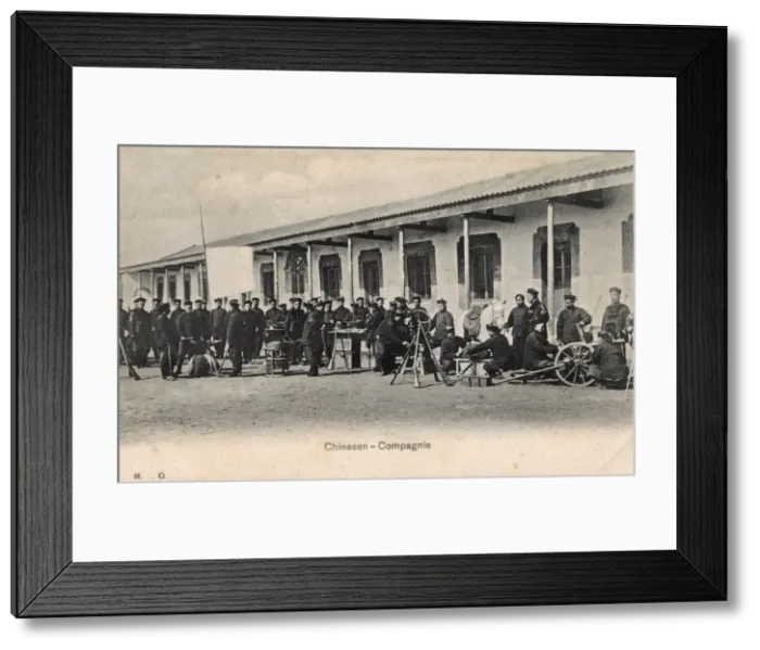 Framed Print : Chinese Soldiers in Barracks Framed Print : Chinese Soldiers in Barracks