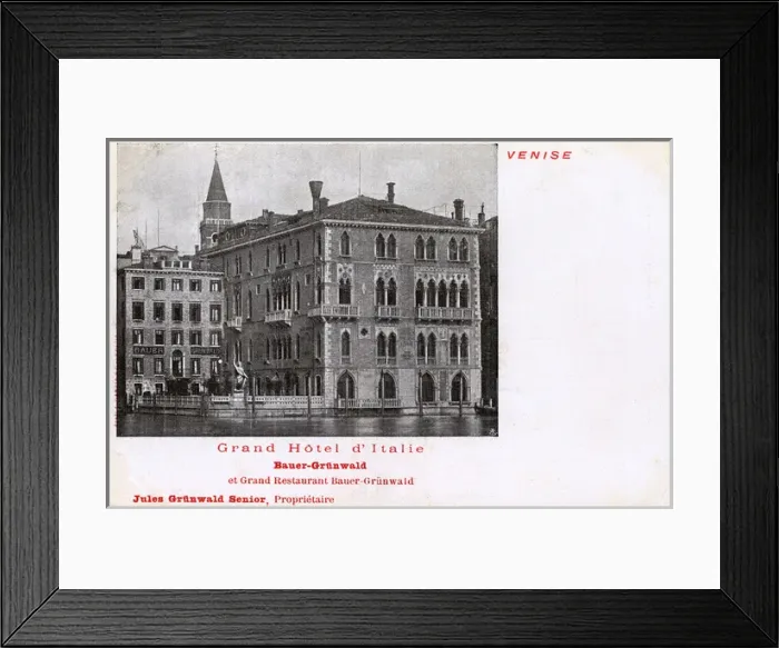 Framed Print : Grand Hotel d Italie - Venice, Italy Framed Print : Grand Hotel d Italie - Venice, Italy