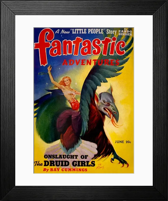 Framed Print : Fantastic Adventures - Onslaught of the druid girls Framed Print : Fantastic Adventures - Onslaught of the druid girls