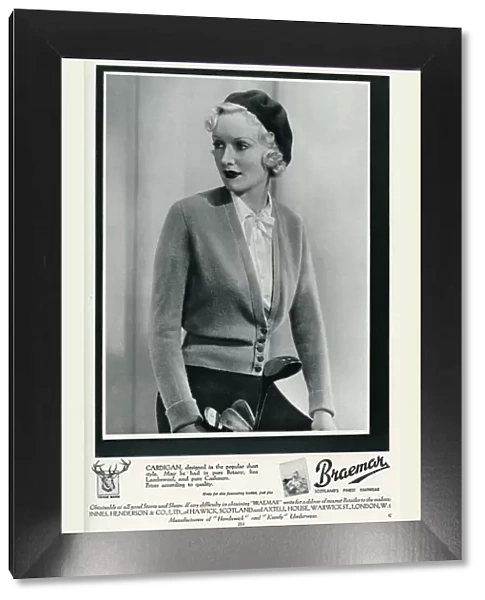 Advert for Braemar Scotlands finest knitwear 1935