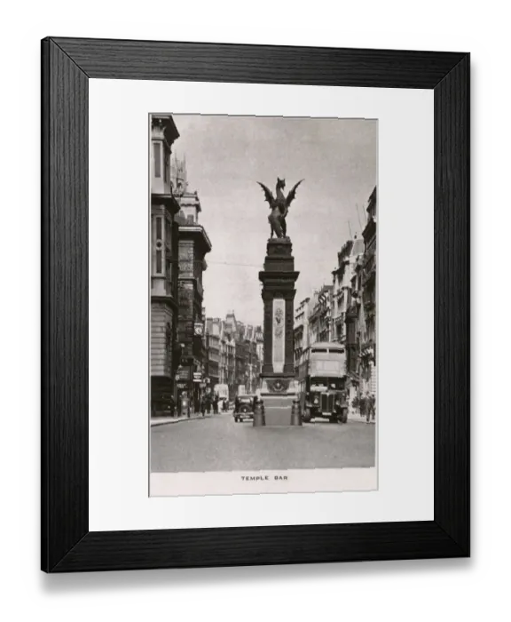 Framed Print : Horace Jones Temple Bar marker, The Strand, London Framed Print : Horace Jones Temple Bar marker, The Strand, London