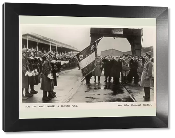 WW2 - HM King George VI visits the BEF, December 1939