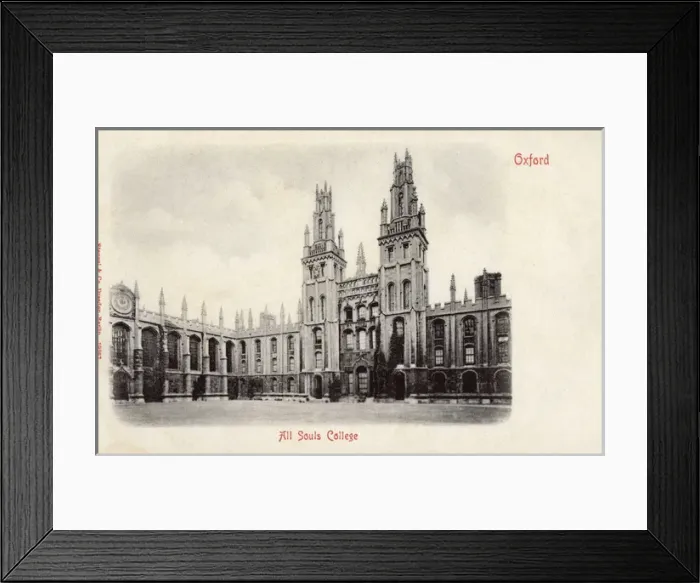 Framed Print : All Souls College, Oxford University Framed Print : All Souls College, Oxford University