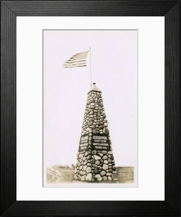 Framed Print : Geographical Centre of North America at Rugby, North Dakota Framed Print : Geographical Centre of North America at Rugby, North Dakota