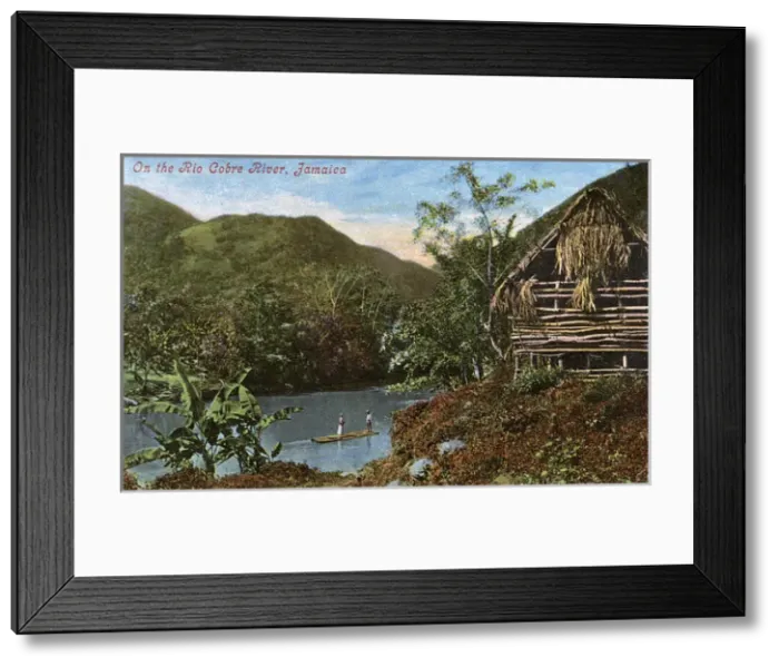 Framed Print : Poling a raft on the Rio Cobre River, Jamaica, West Indies Framed Print : Poling a raft on the Rio Cobre River, Jamaica, West Indies