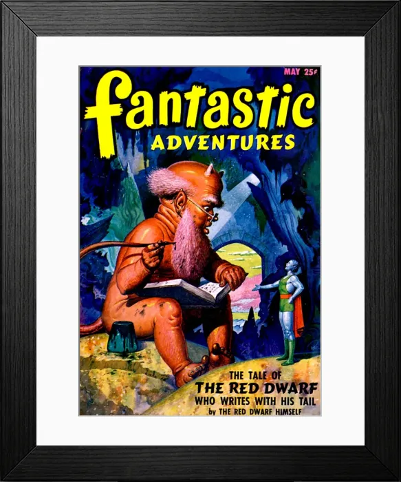 Framed Print : Fantastic Adventures - The Tale of the red dwarf Framed Print : Fantastic Adventures - The Tale of the red dwarf
