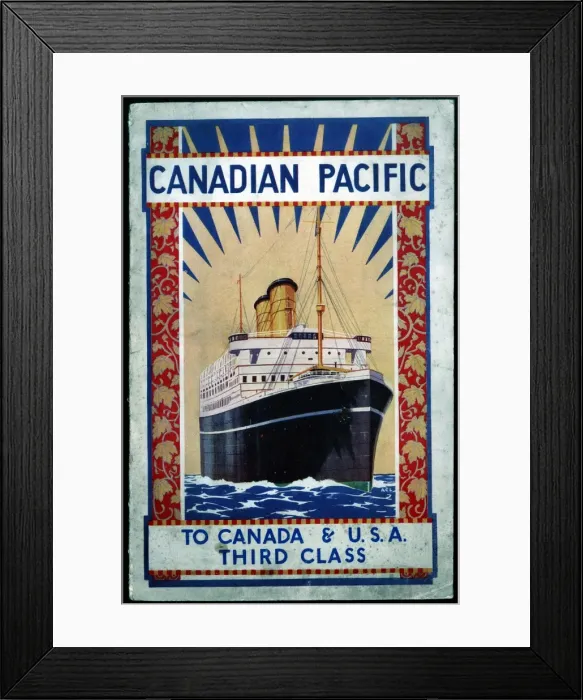 Framed Print : Brochure cover, Canadian Pacific Framed Print : Brochure cover, Canadian Pacific