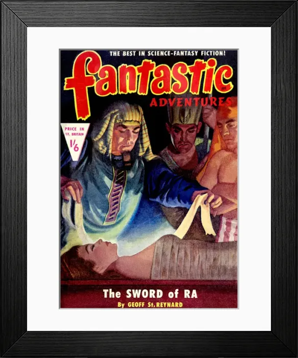 Framed Print : Fantastic Adventures - The sword of Ra Framed Print : Fantastic Adventures - The sword of Ra
