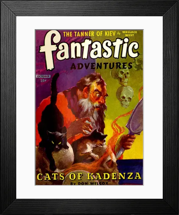 Framed Print : Fantastic Adventures - Cats of Kadenza Framed Print : Fantastic Adventures - Cats of Kadenza