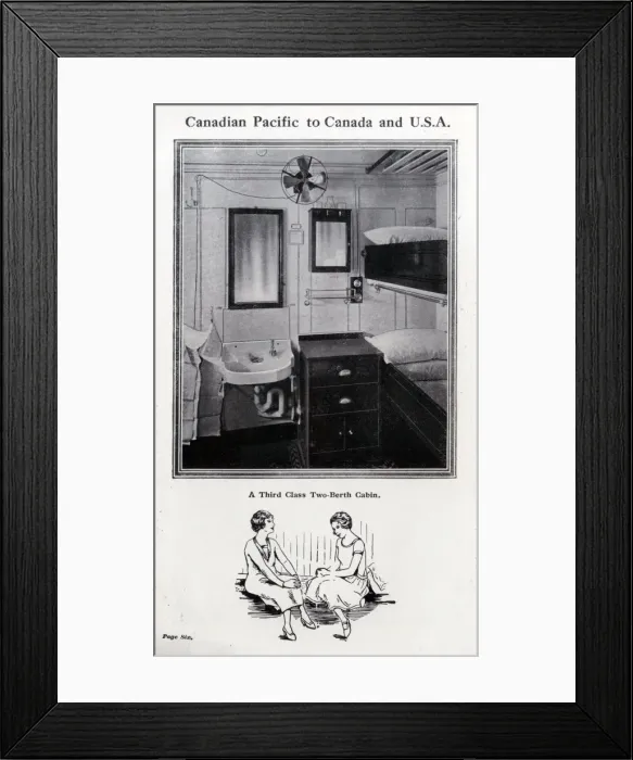 Framed Print : Canadian Pacific to Canada and USA Framed Print : Canadian Pacific to Canada and USA