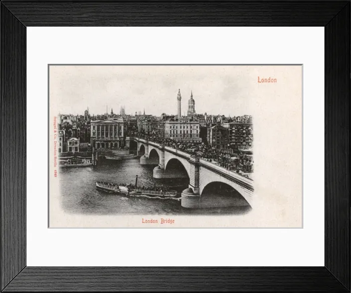 Framed Print : View over London Bridge, London Framed Print : View over London Bridge, London