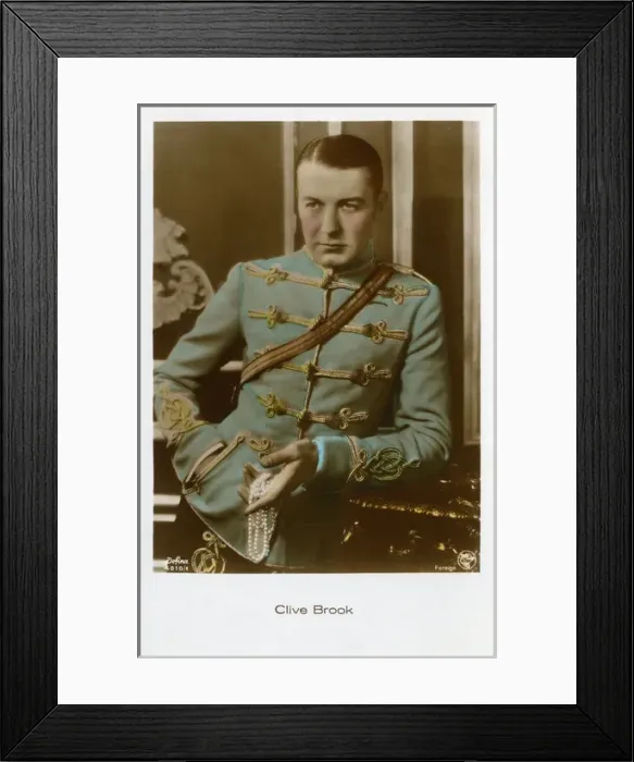 Framed Print : Clive Brook Framed Print : Clive Brook